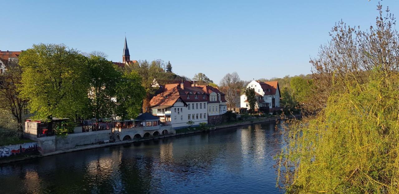 Tipp - Halle Idyllisch Am Fluss Krollwitz Kültér fotó